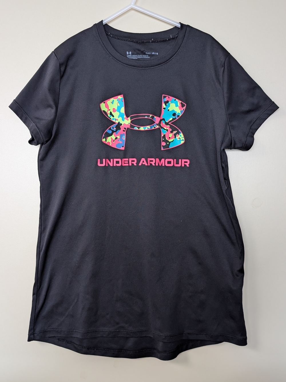 Girls Under Armour Athletic Shirt - Youth Large